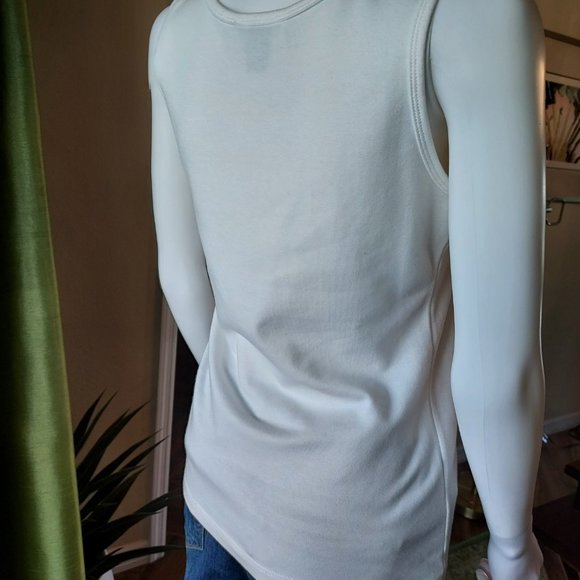 Christine Alexander Beaded Cross Top / Size M - Picture 8 of 9